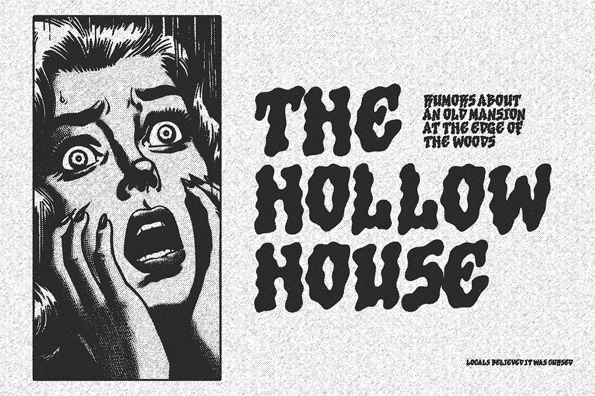 Mazzie - Spooky Halloween Display Font