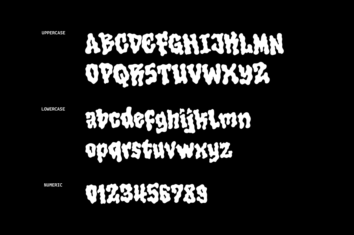 Mazzie - Spooky Halloween Display Font