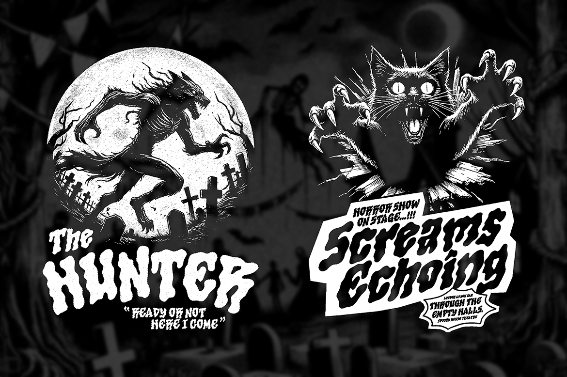 Mazzie - Spooky Halloween Display Font