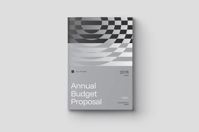 Annual Budget Financial Template InDesign - Votto