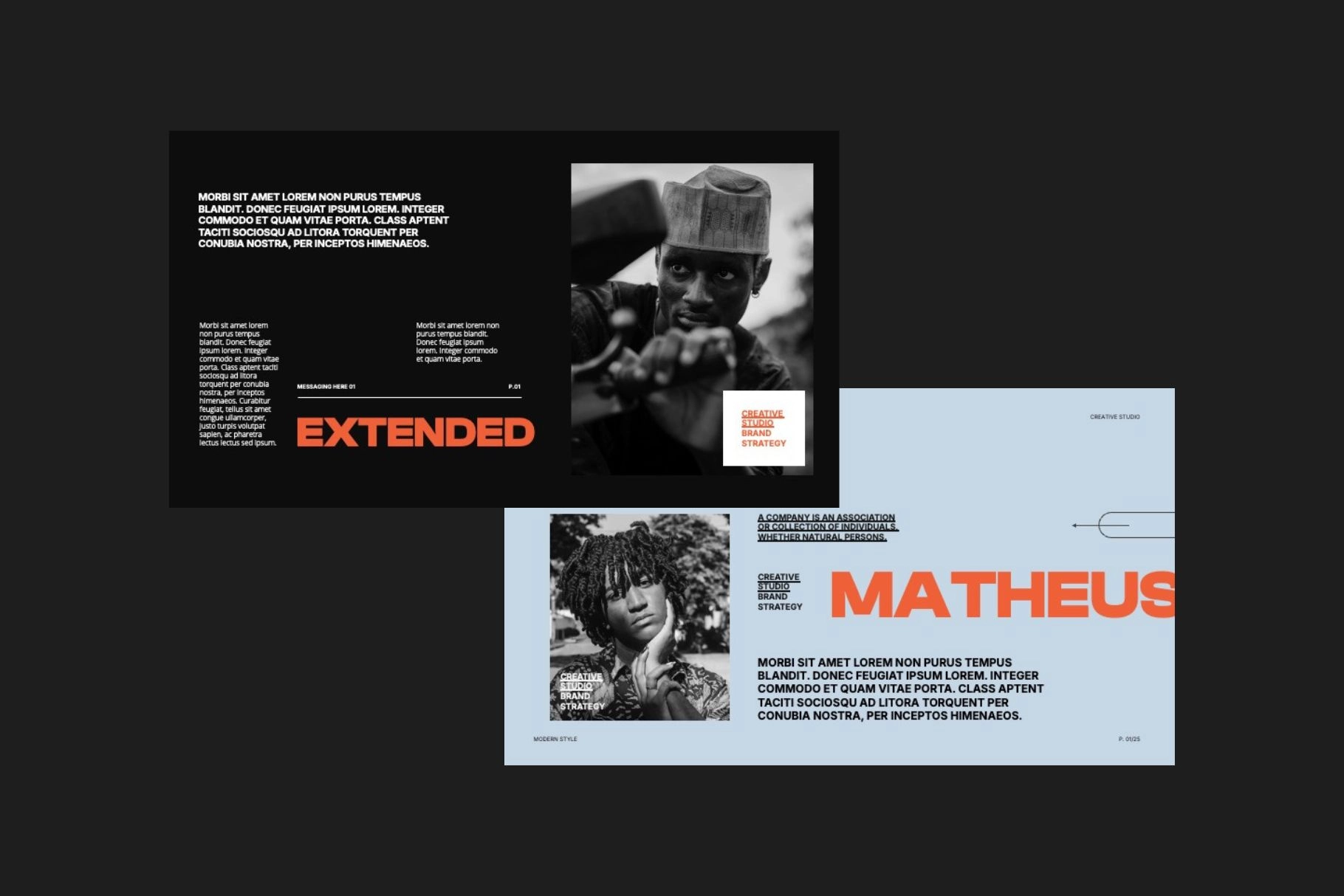 Matheus - Brand Strategy PowerPoint Template