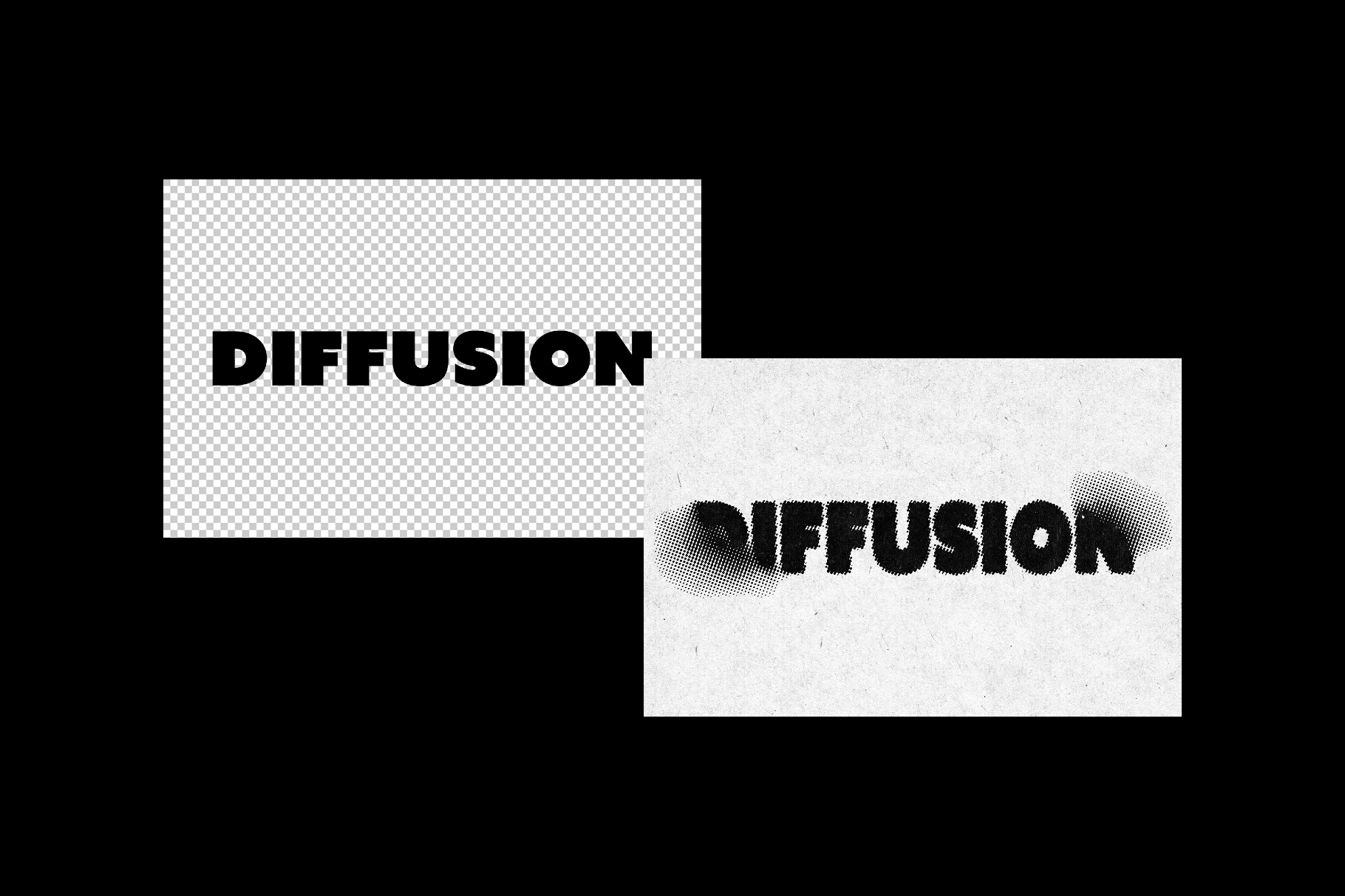 Ribbed Halftone Effect