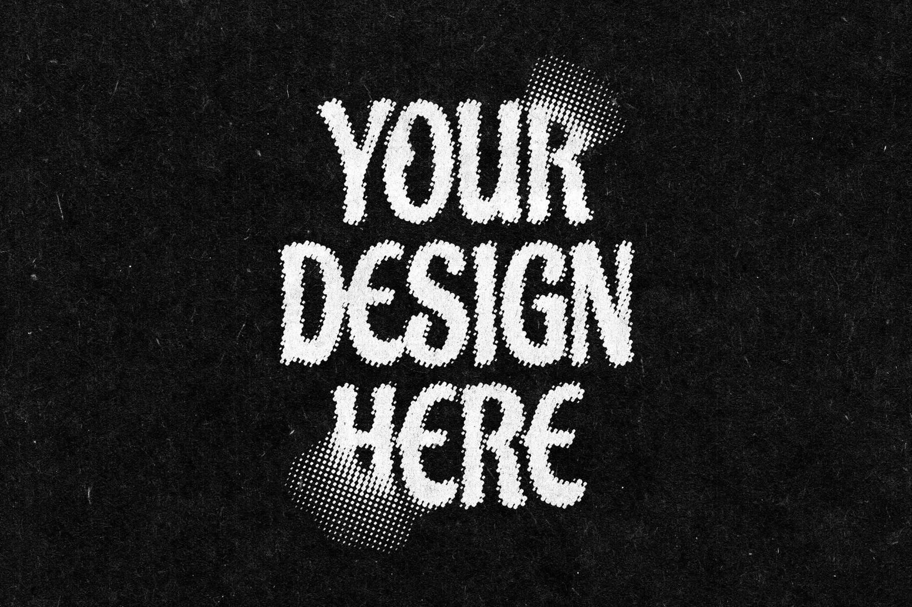 Ribbed Halftone Effect