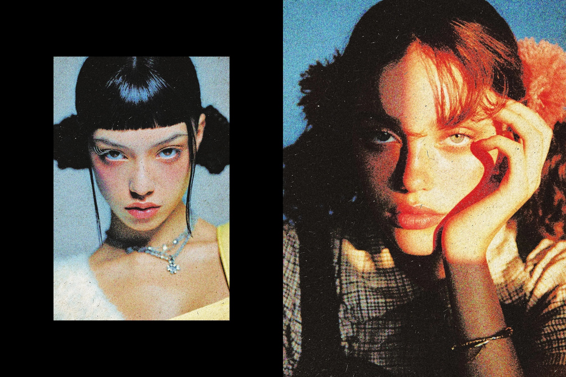 Retro Grain Print Photo Effect