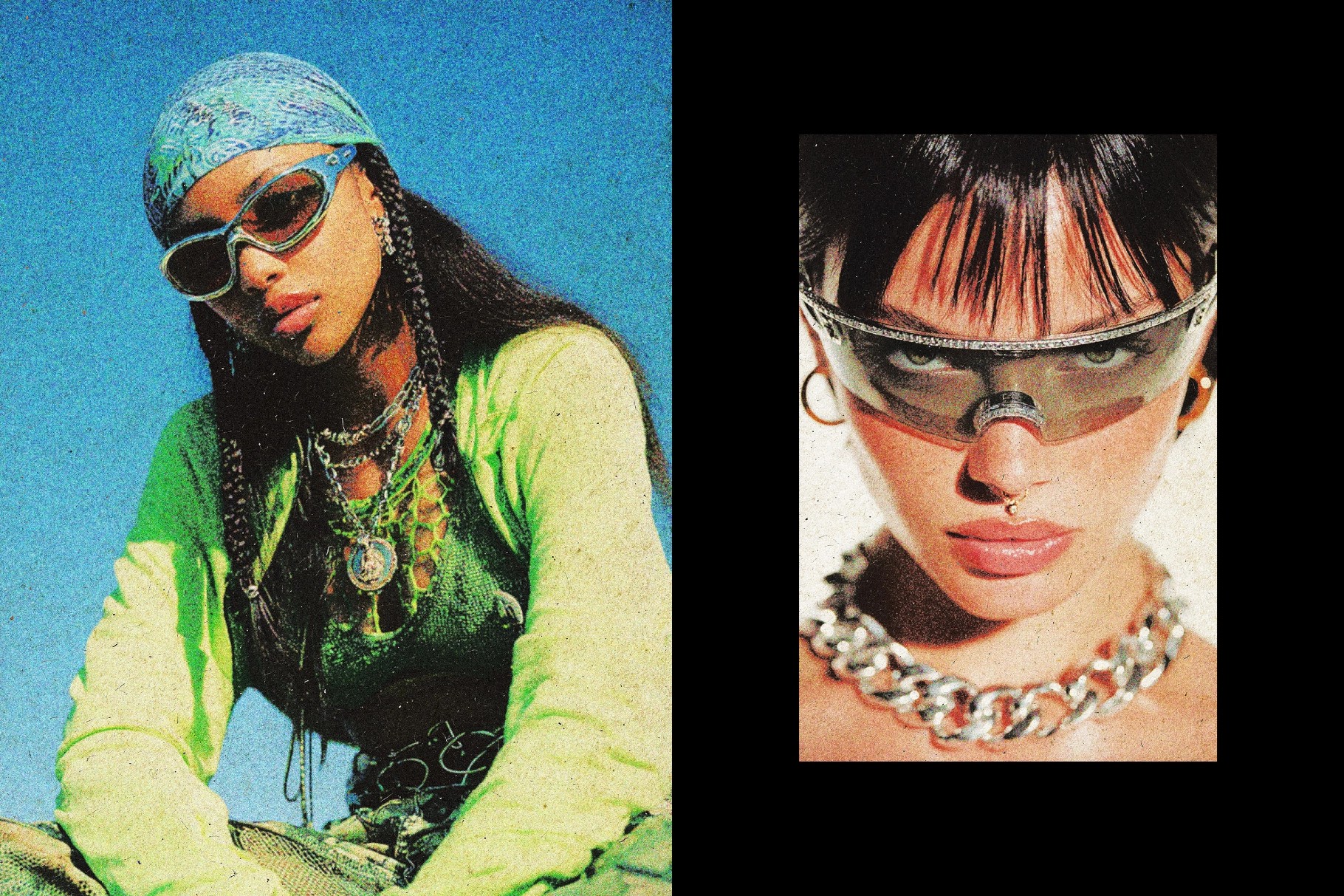 Retro Grain Print Photo Effect