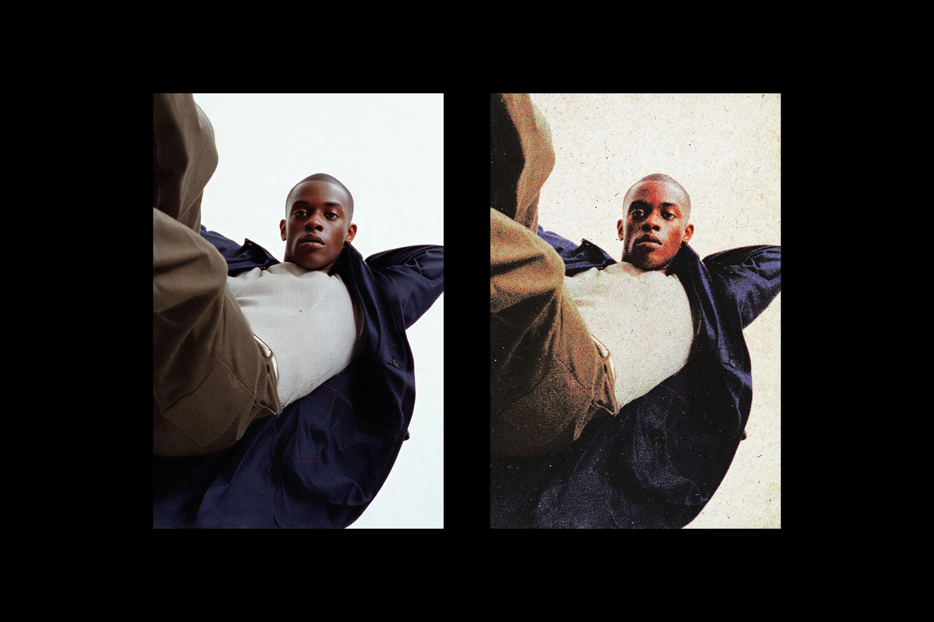 Retro Grain Print Photo Effect