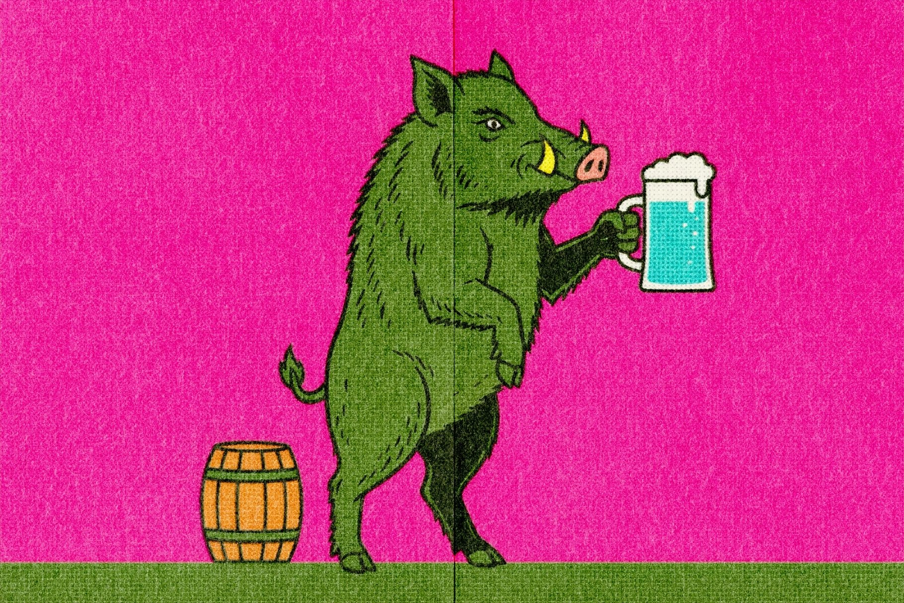 Retro Printer Design Effect