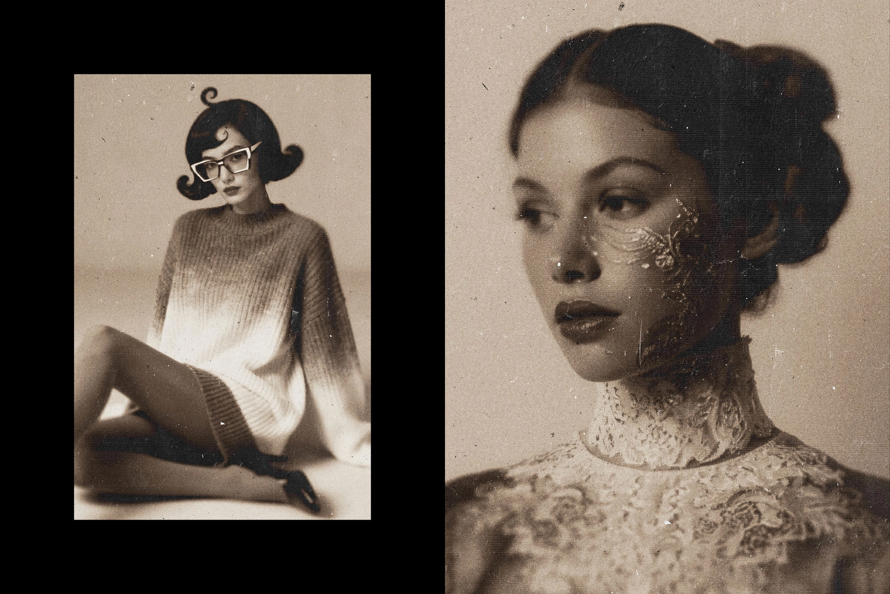 Retro Blur Photo Effect