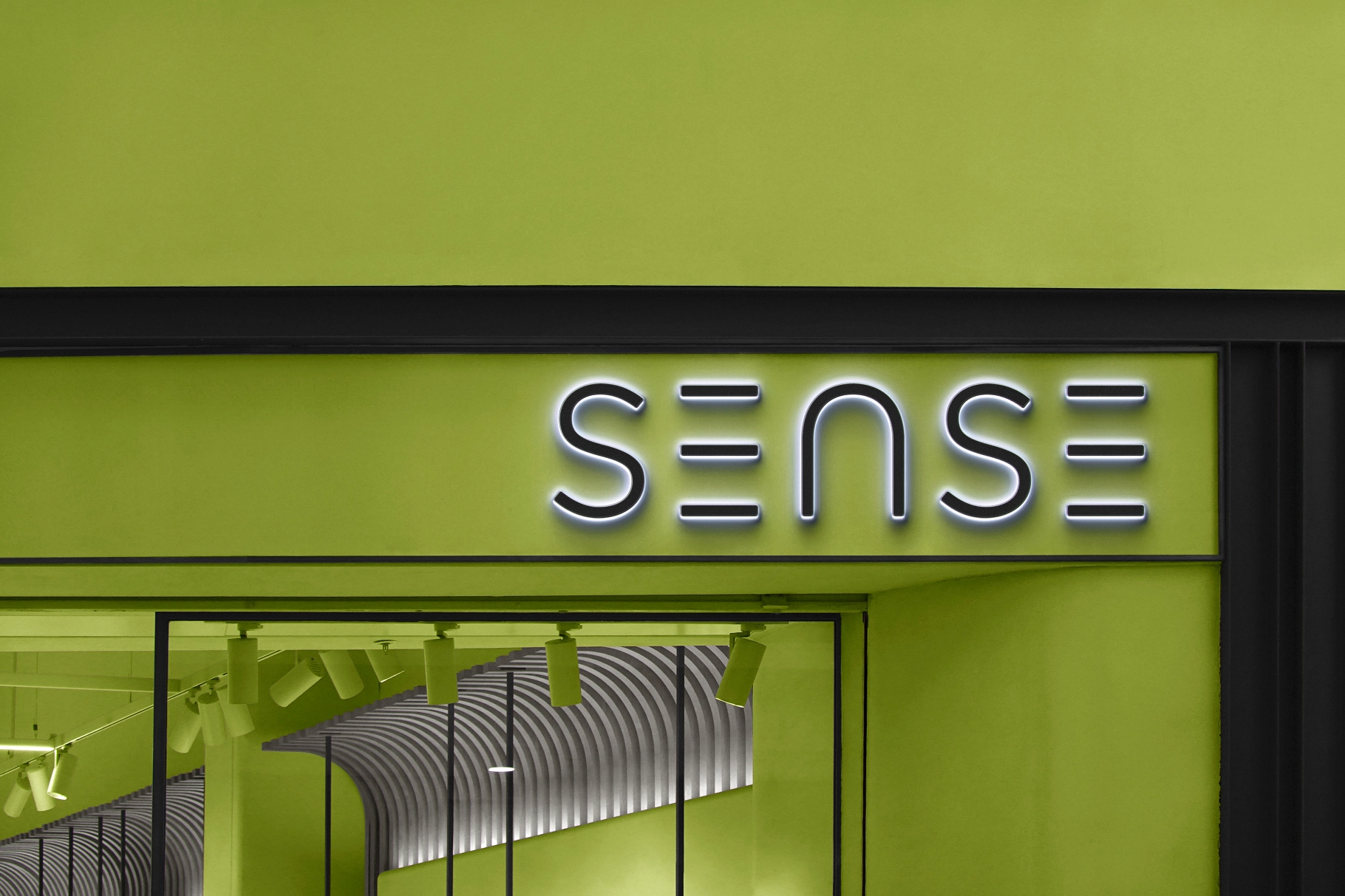 Mall Store Light Signage Mockup