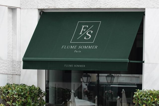 Boutique Canvas Awning Mockup