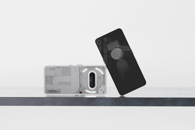 Futuristic Nothing Phone 3A Mockup