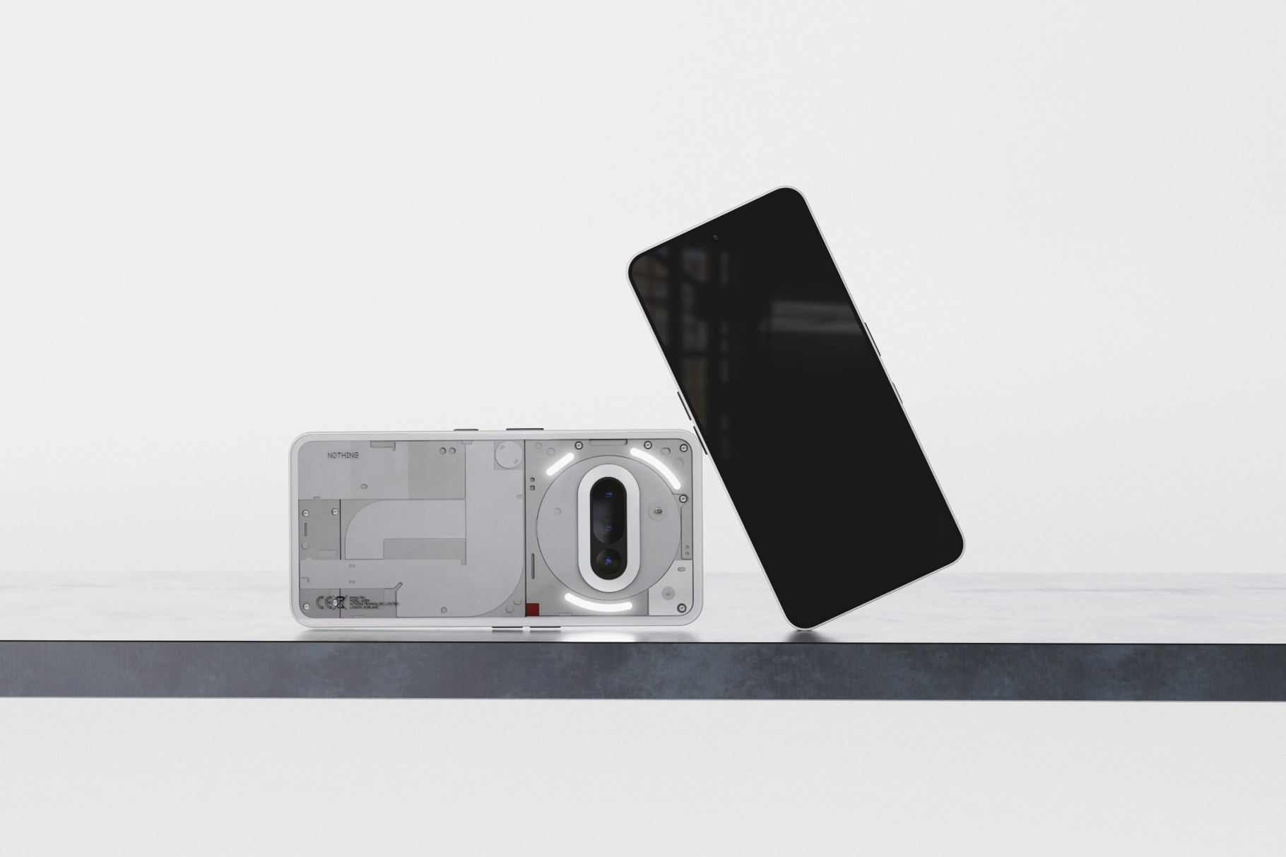 Futuristic Nothing Phone 3A Mockup