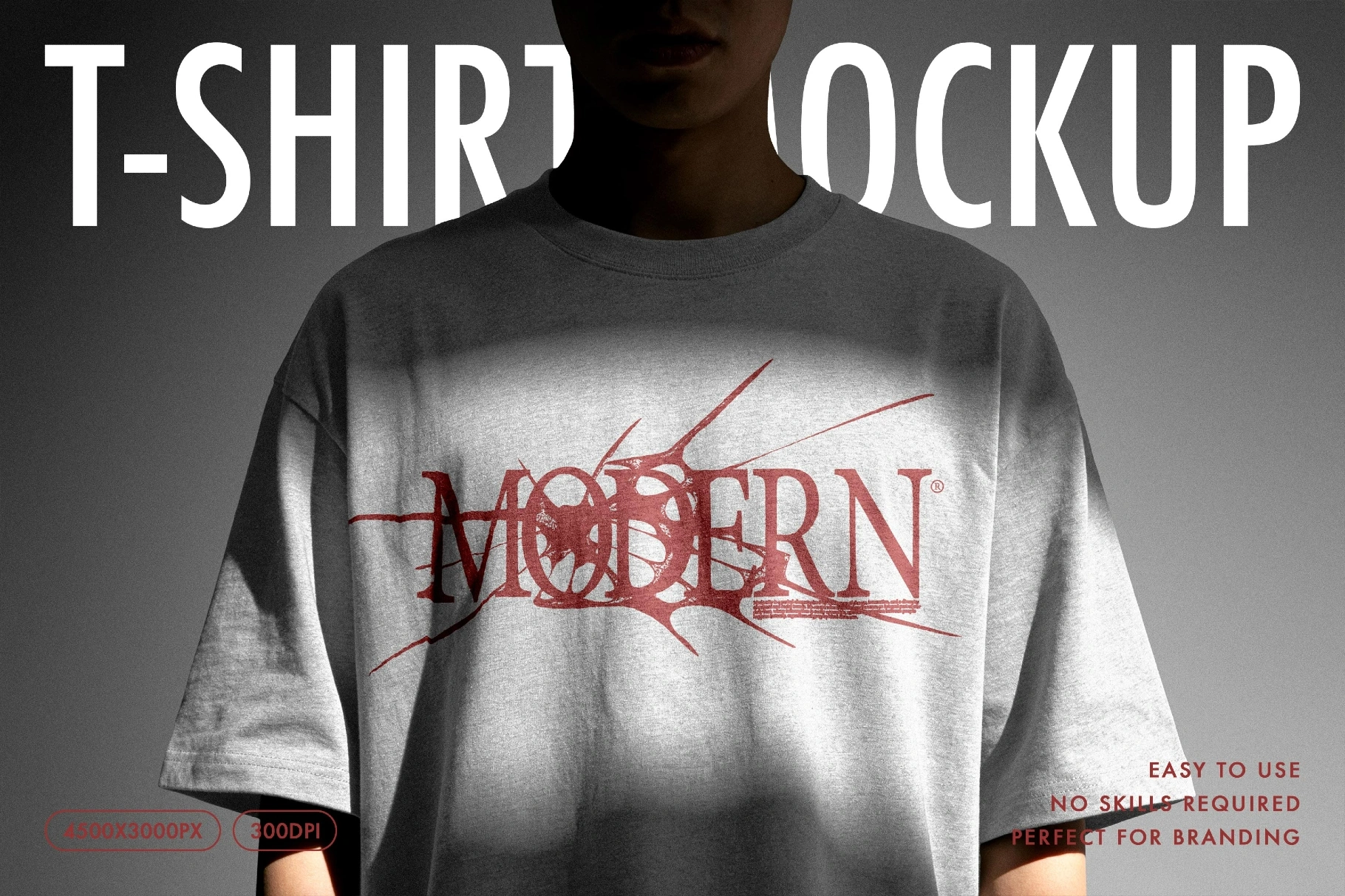 Streetwear Oversized T-Shirt Mockup