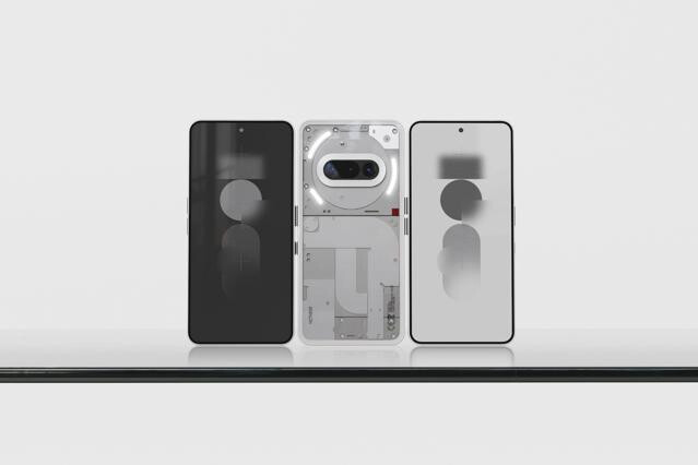 Futuristic Nothing Phone 3A Mockup