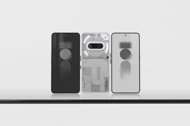 Futuristic Nothing Phone 3A Mockup