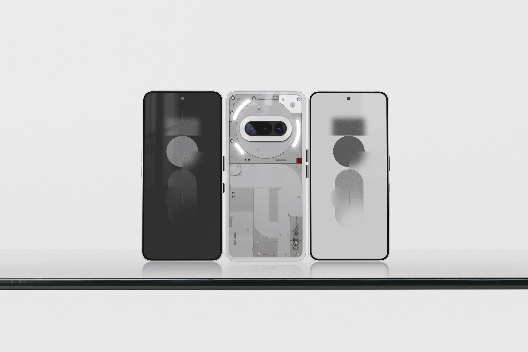 Futuristic Nothing Phone 3A Mockup