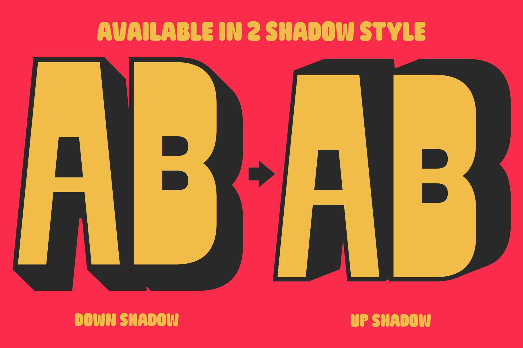 Union Clan - Bold Shadow Font