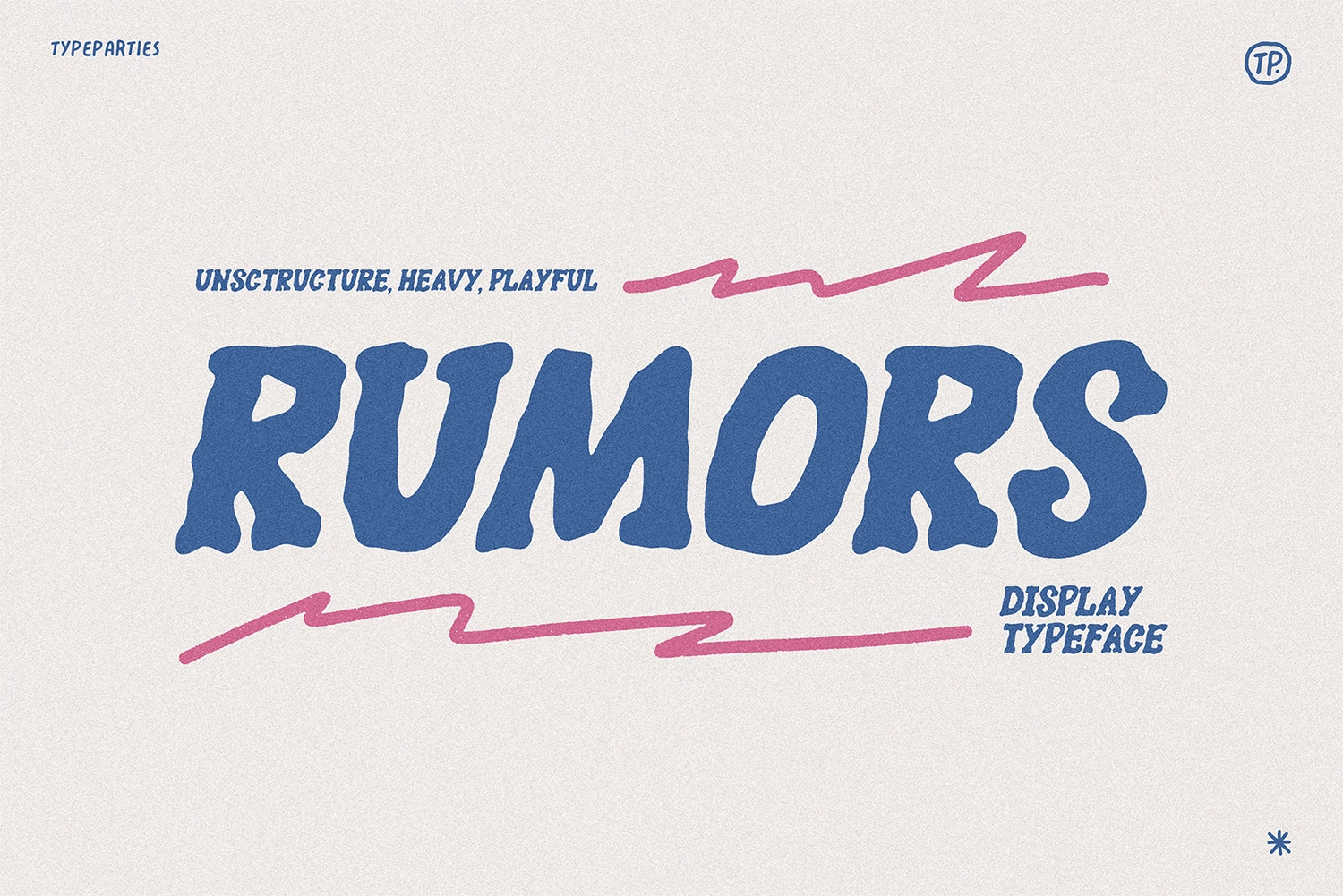 Rumors - Vintage Psychedelic Font