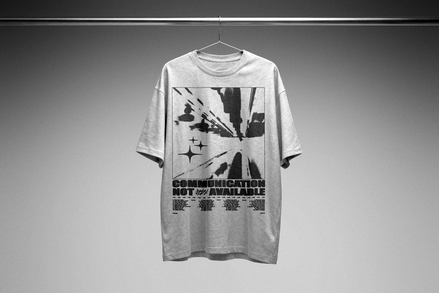 Oversize Shirt on Hanger Mockup