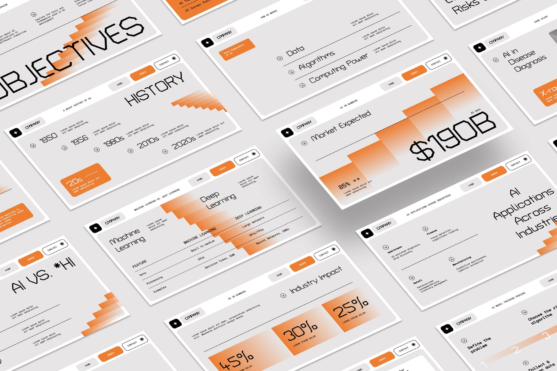 AI Technology Education Keynote Template