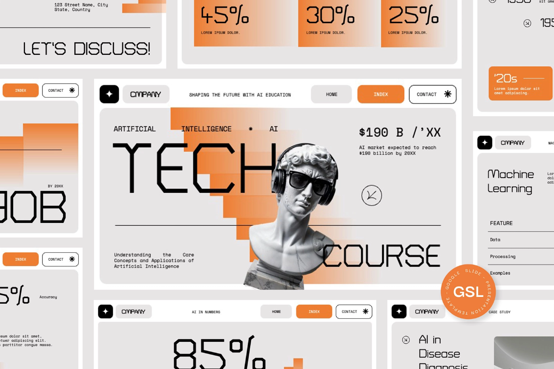 Artificial Intelligence Tech Education G-slides