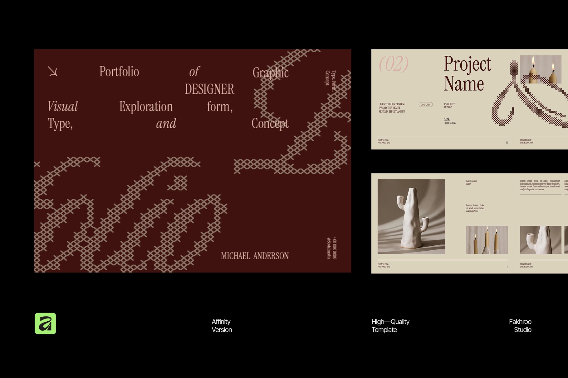 Affinity Creative Elegant Portfolio Template