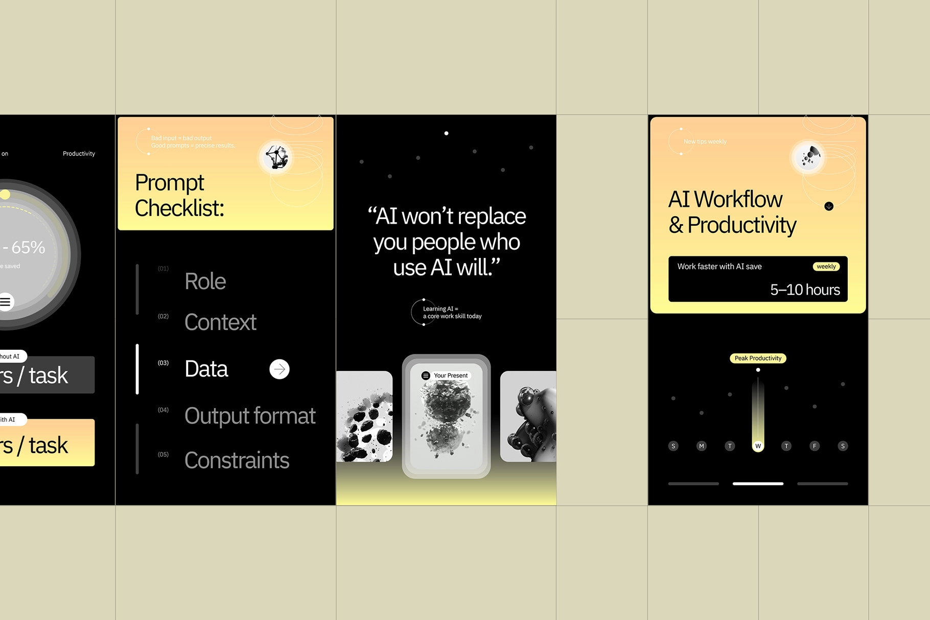 Futuristic AI Influencer Instagram (AI, EPS, PSD)