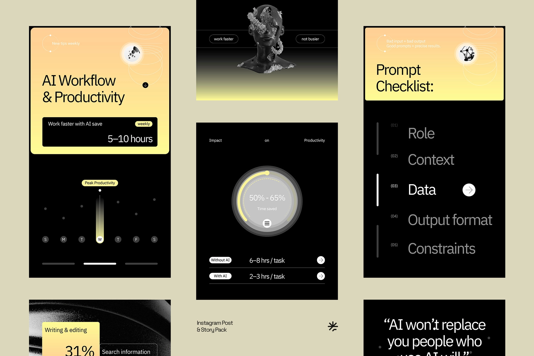 AI Influencer Instagram Affinity Template