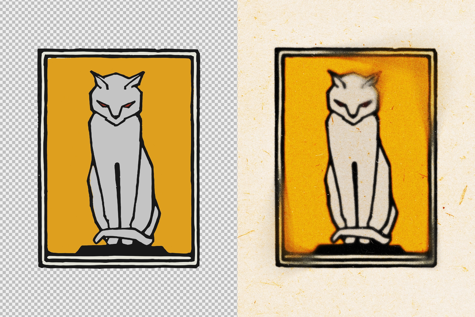 Dirty Stamp Text Effect