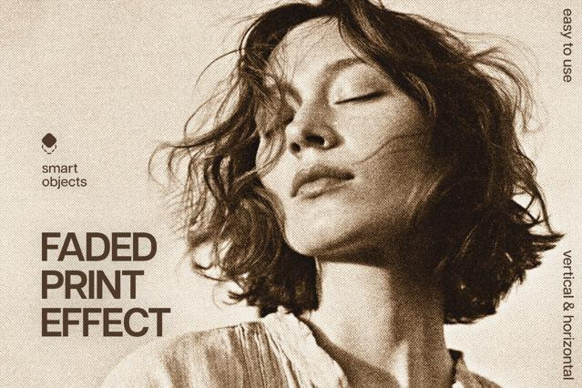 Faded Print Photo Effect