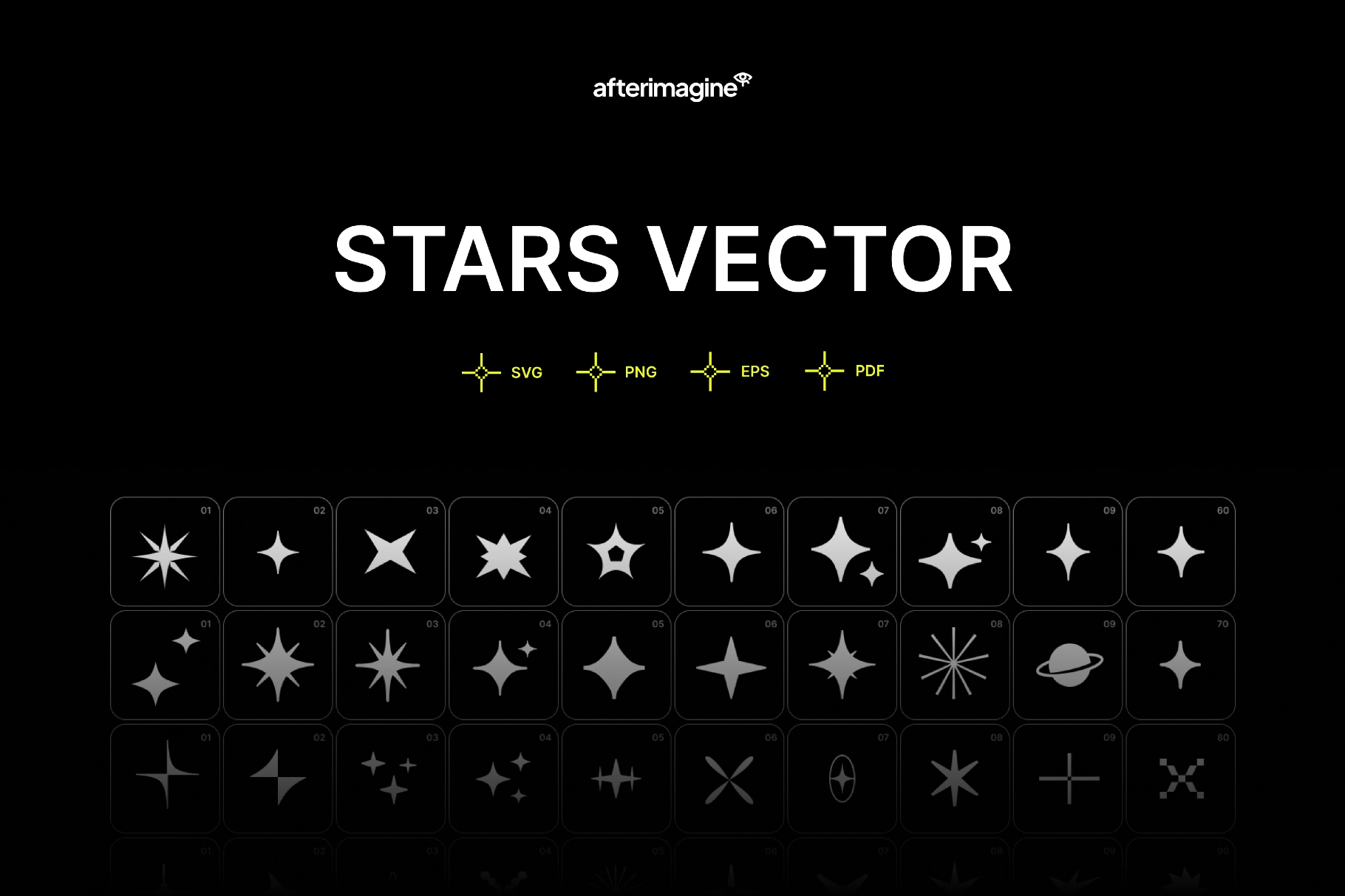 Stars Vector Icons Pack