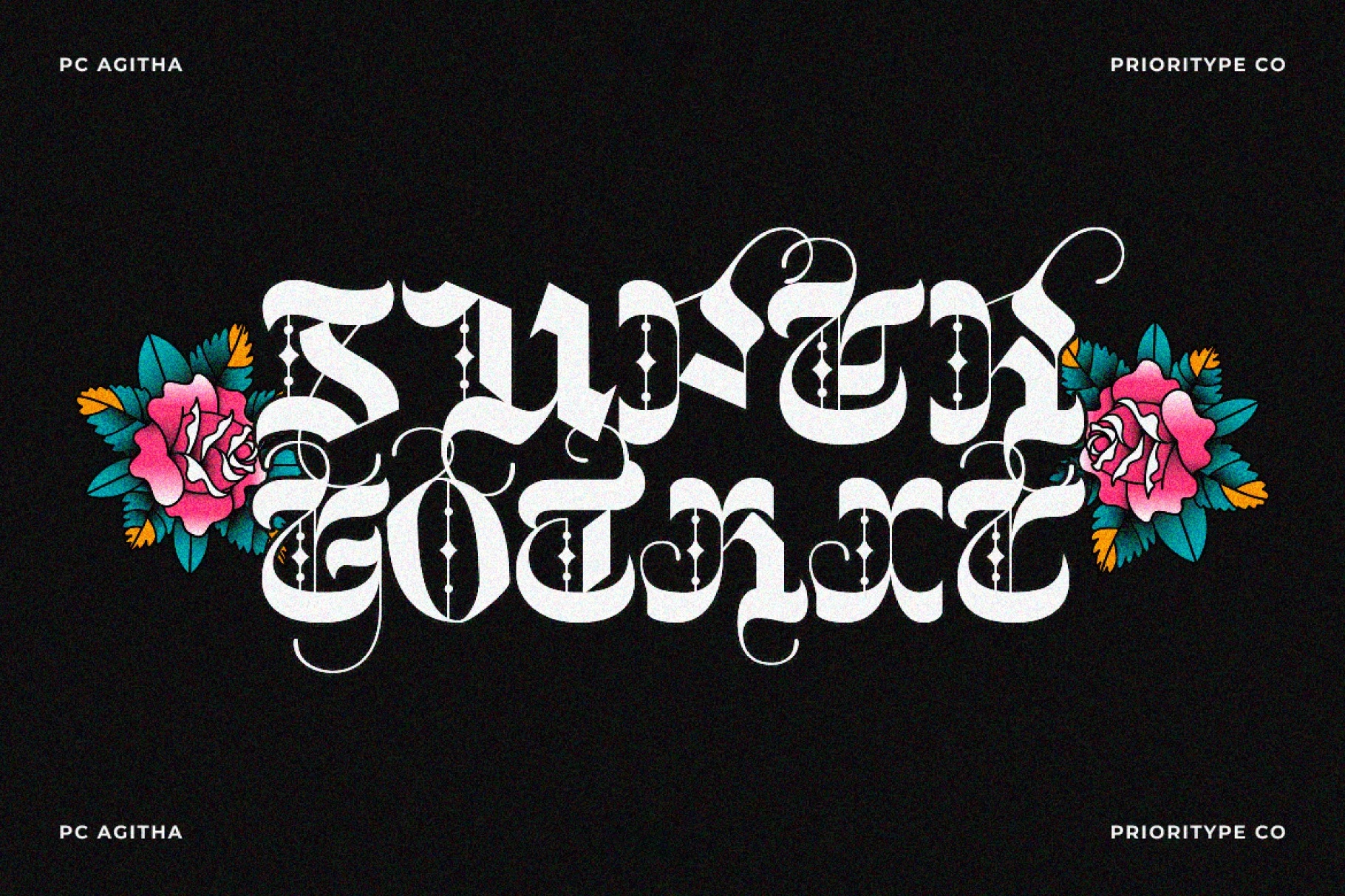 PC Agitha – Modern Blackletter Font