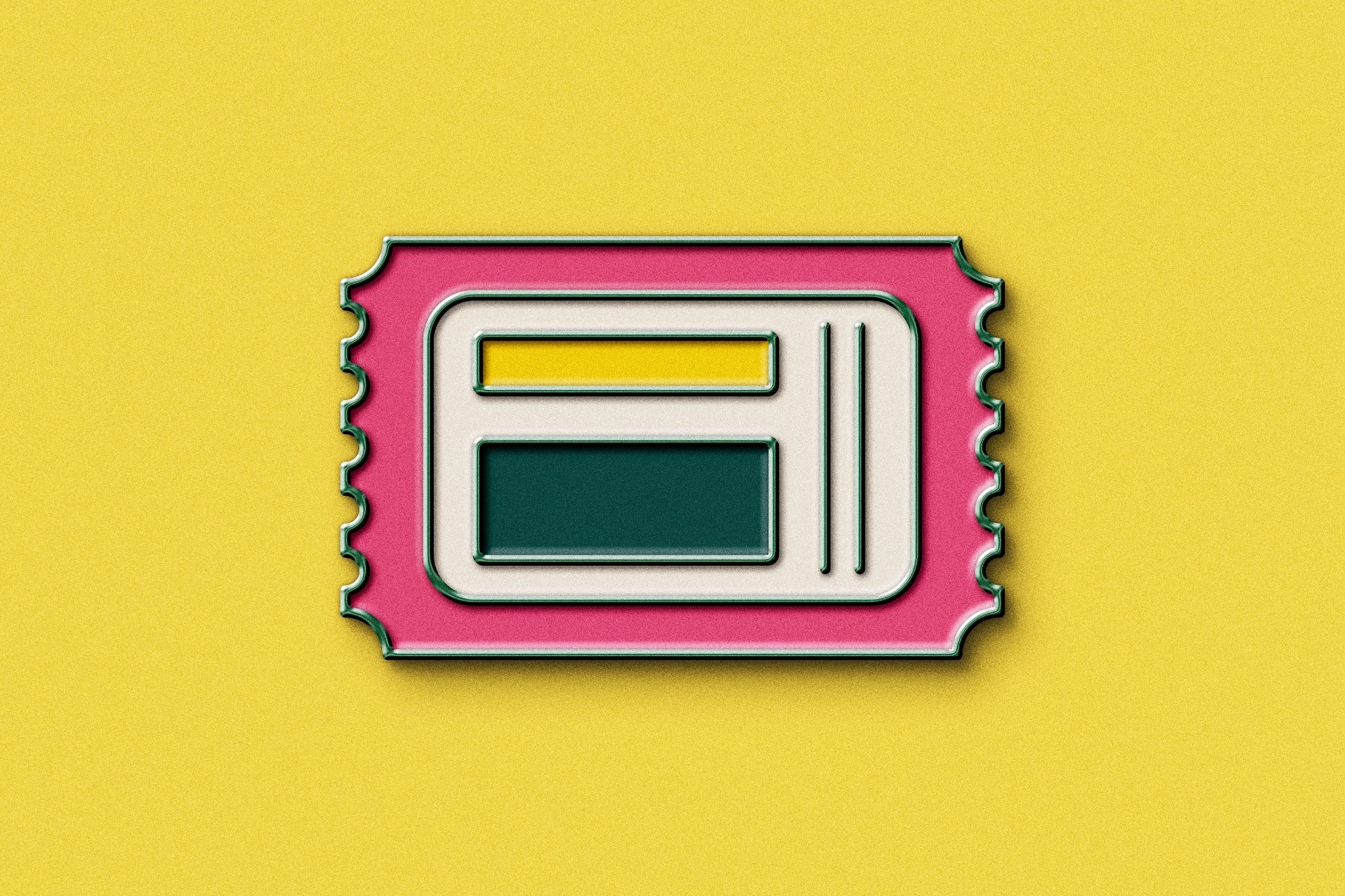 Enamel Badge Mockup