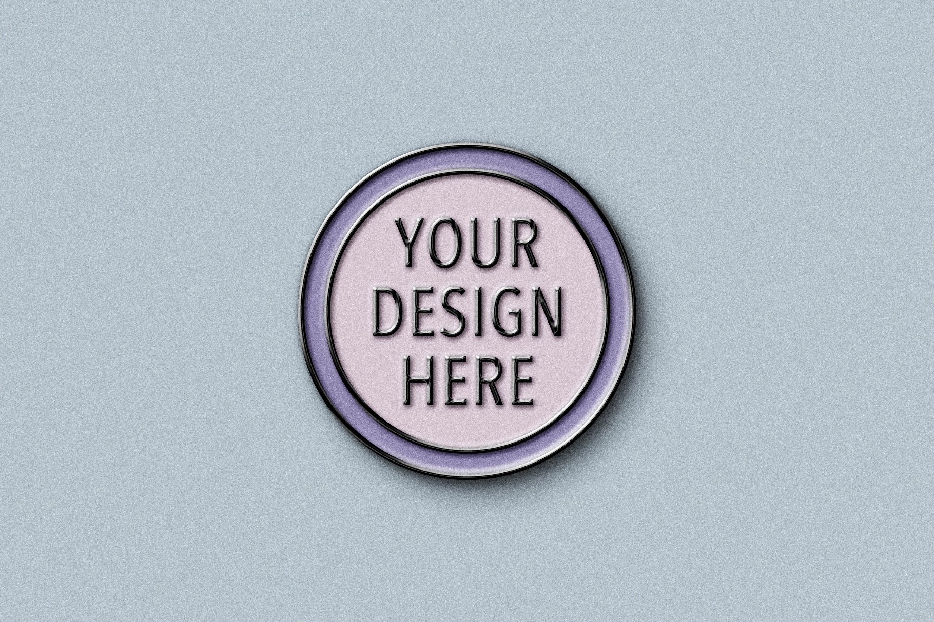 Enamel Badge Mockup
