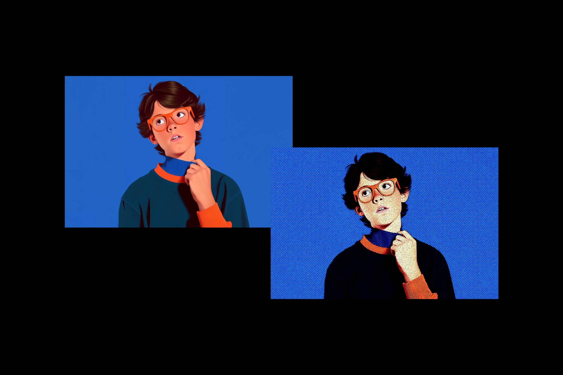 Posterize Dots Photo Effect