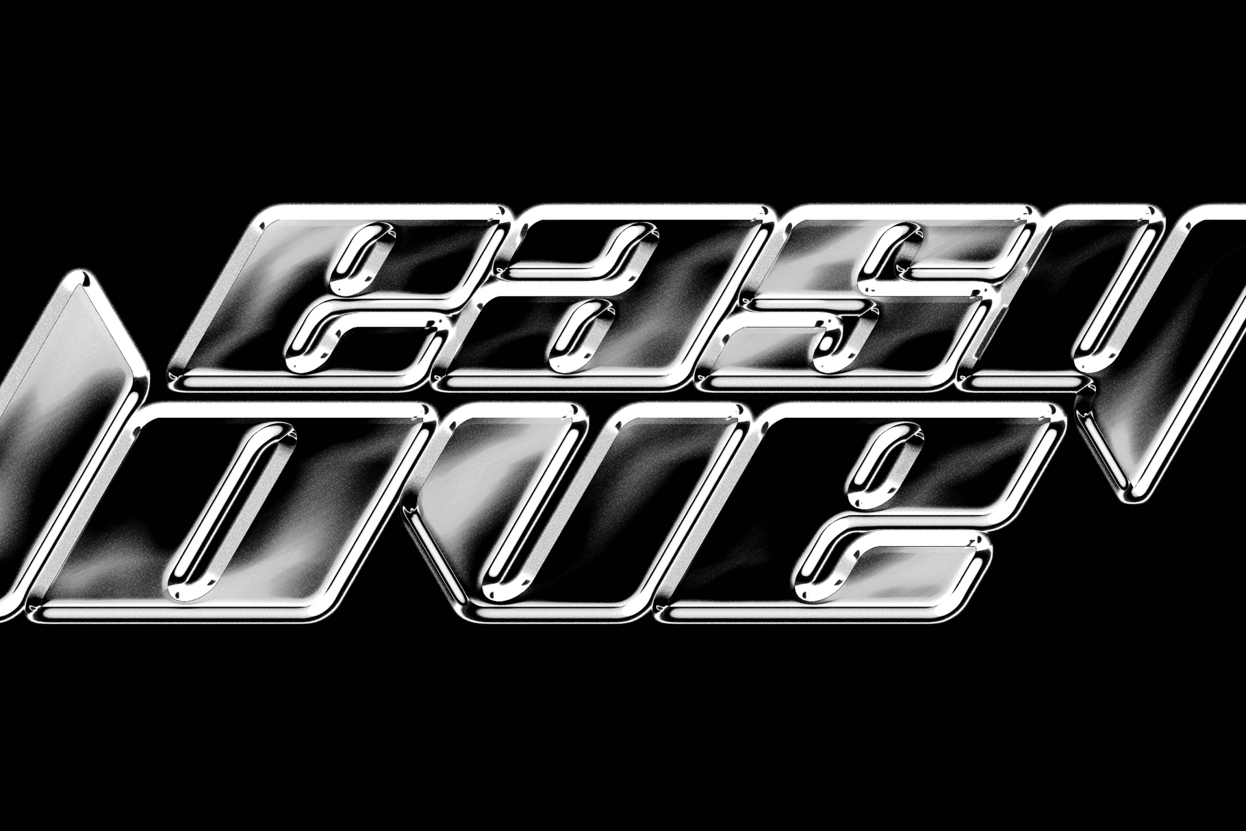Gloss Metal Text Effect