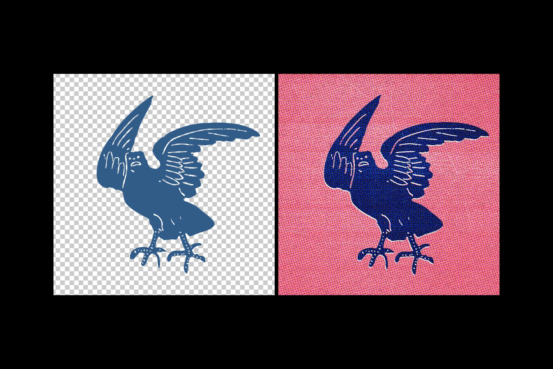 Halftone Printing Effect