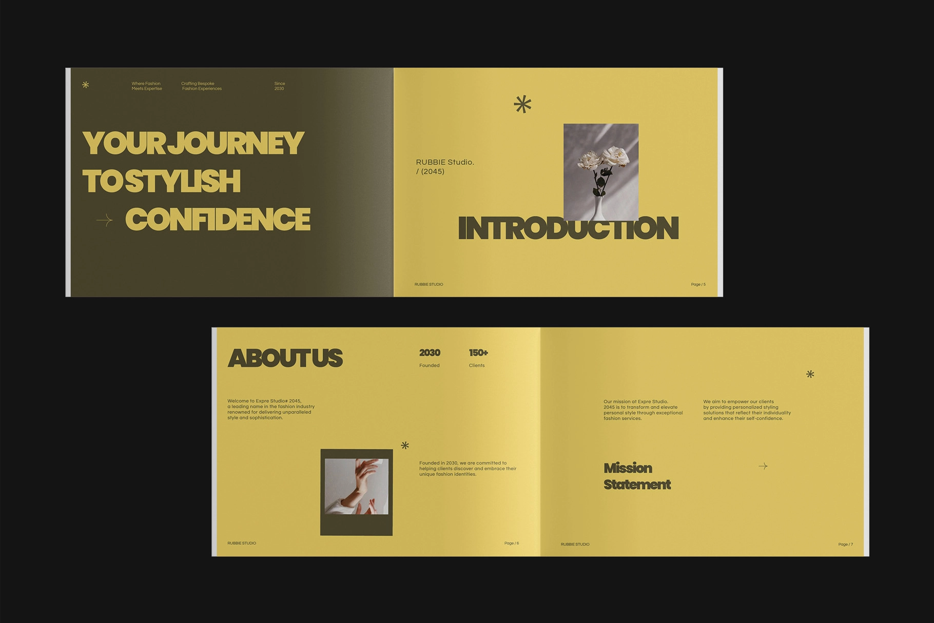 Rubbie - Services and Pricing Guide for Indesign