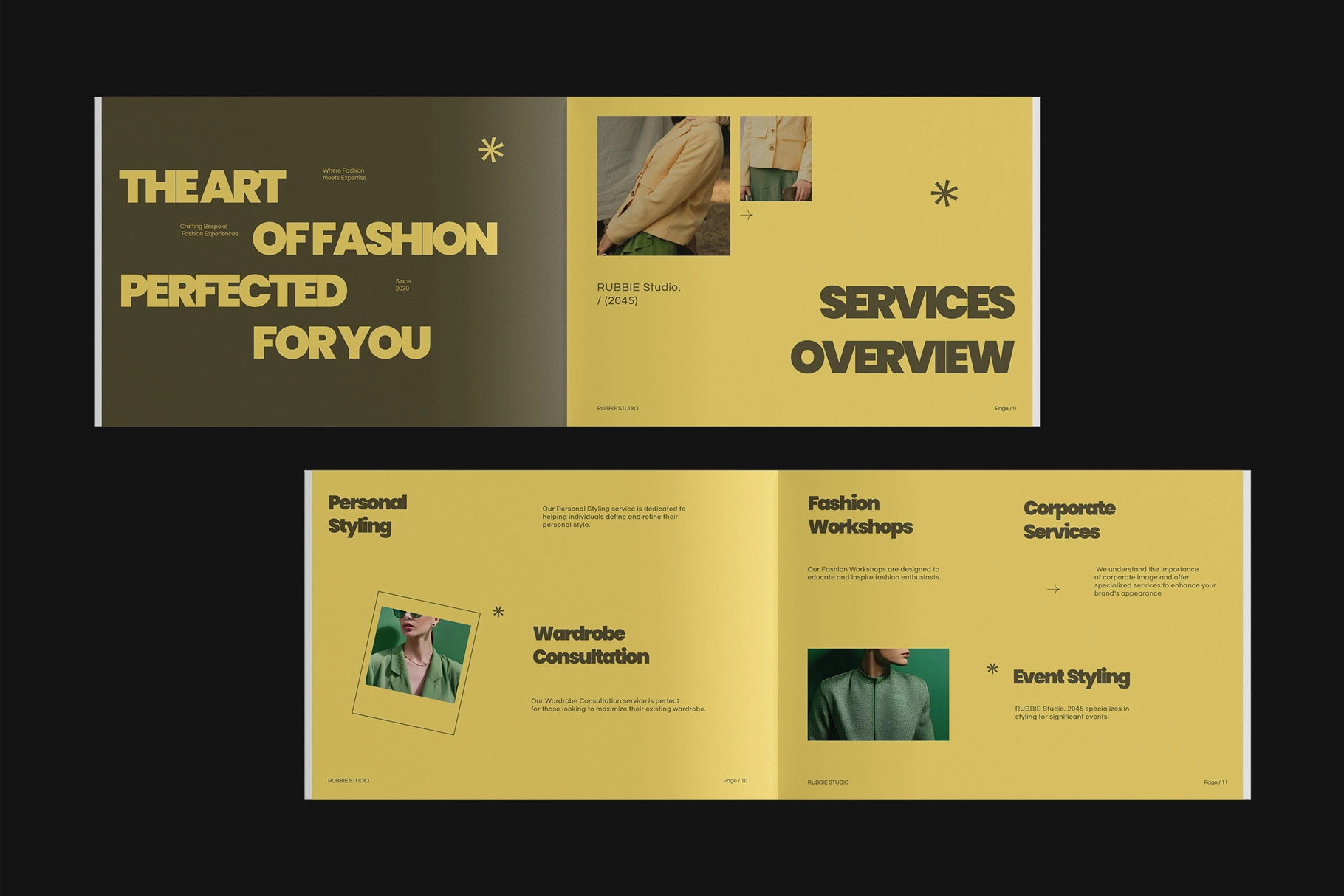 Rubbie - Services and Pricing Guide for Indesign