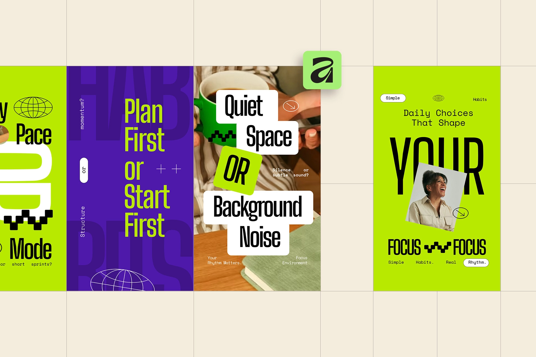 Self Improvement Instagram for Affinity Template