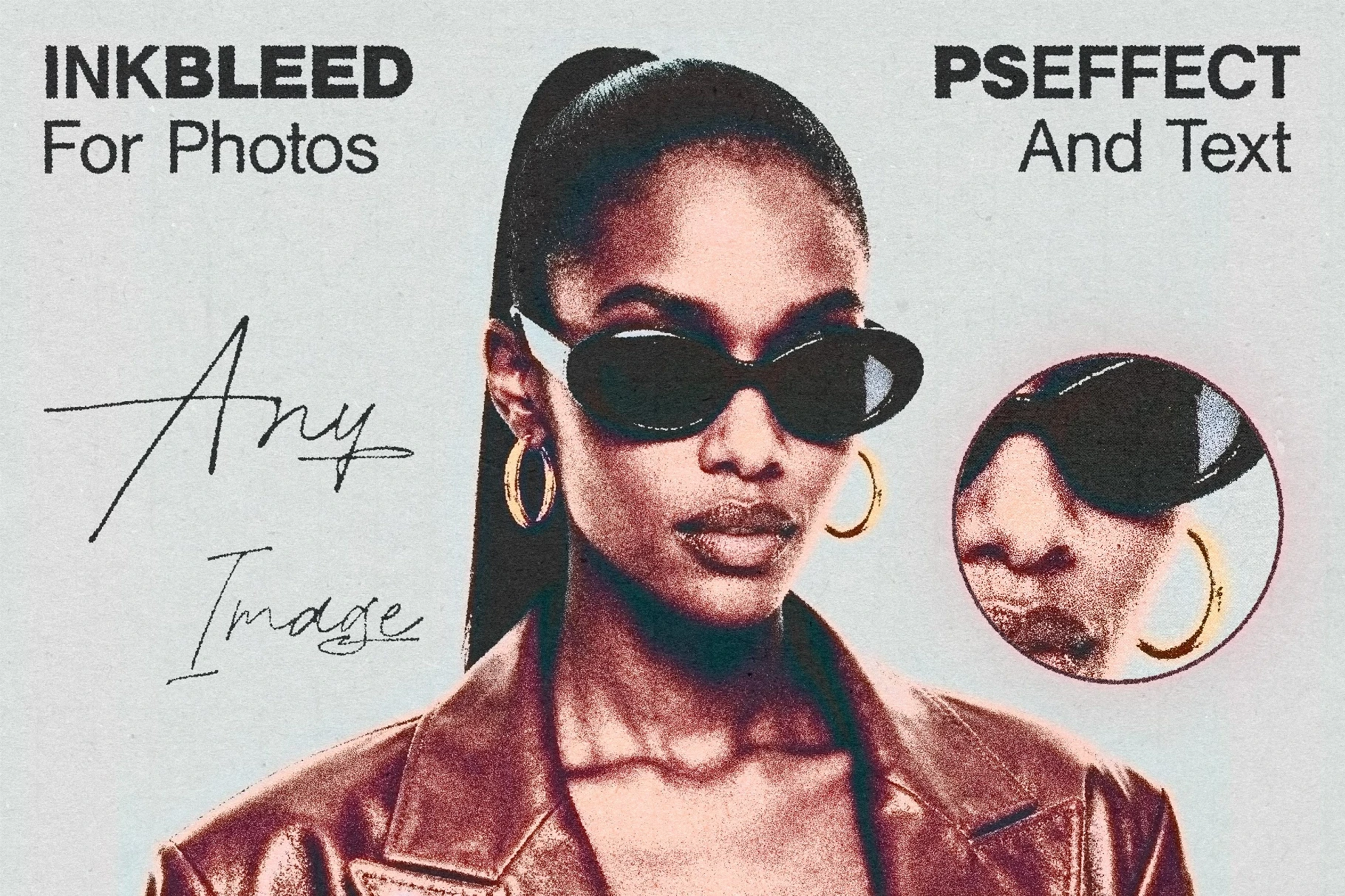 Ink Bleed Photo & Text Effect