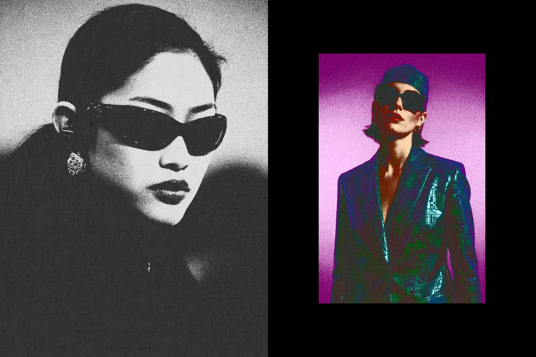 Ink Bleed Photo & Text Effect