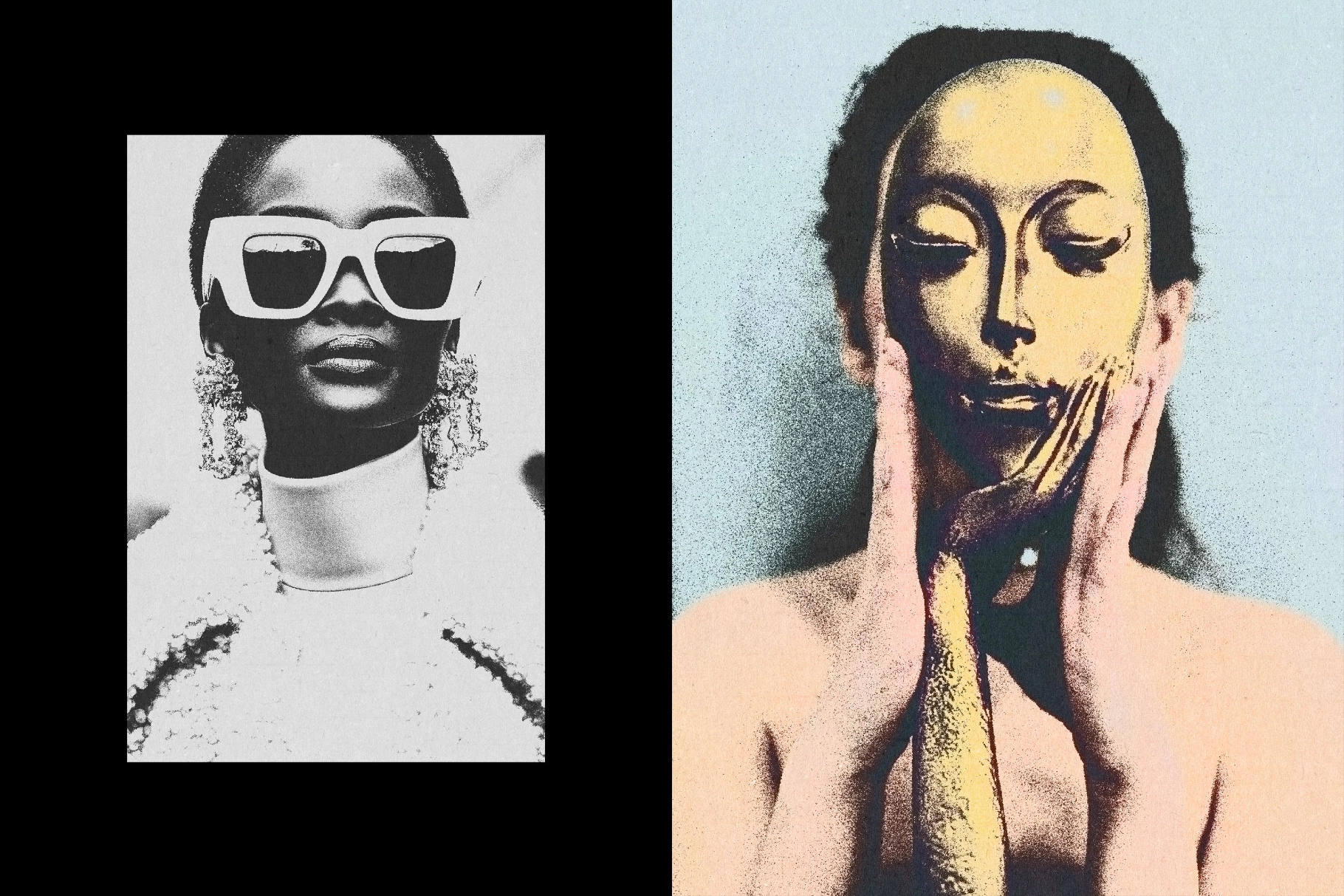 Ink Bleed Photo & Text Effect