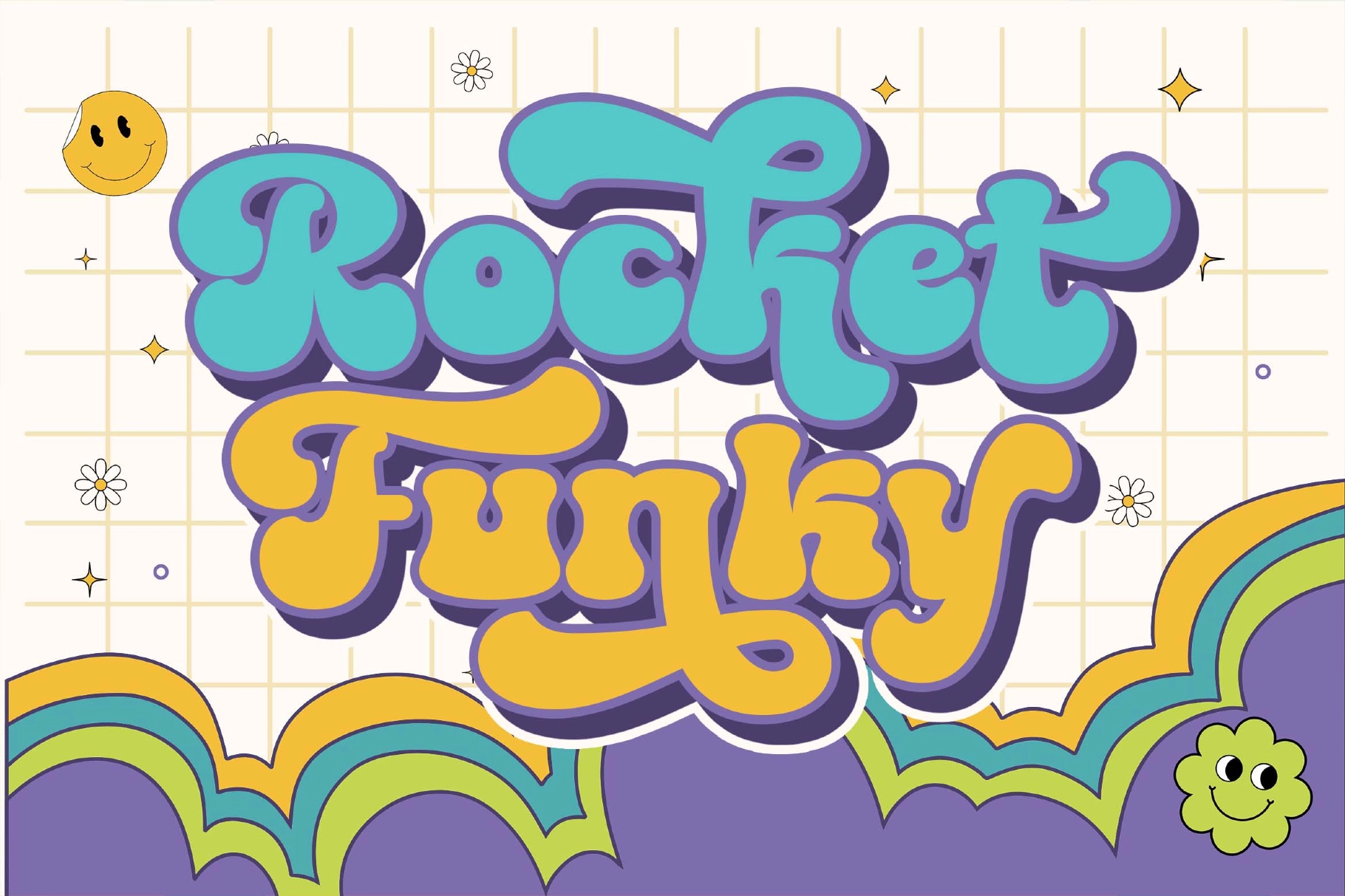Retro Voyage a Groovy Font
