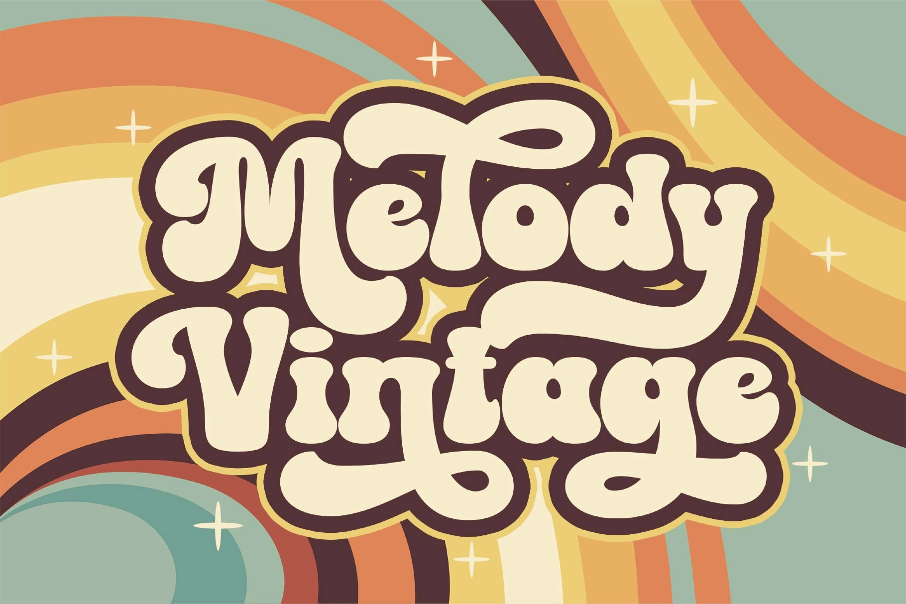 Retro Voyage a Groovy Font