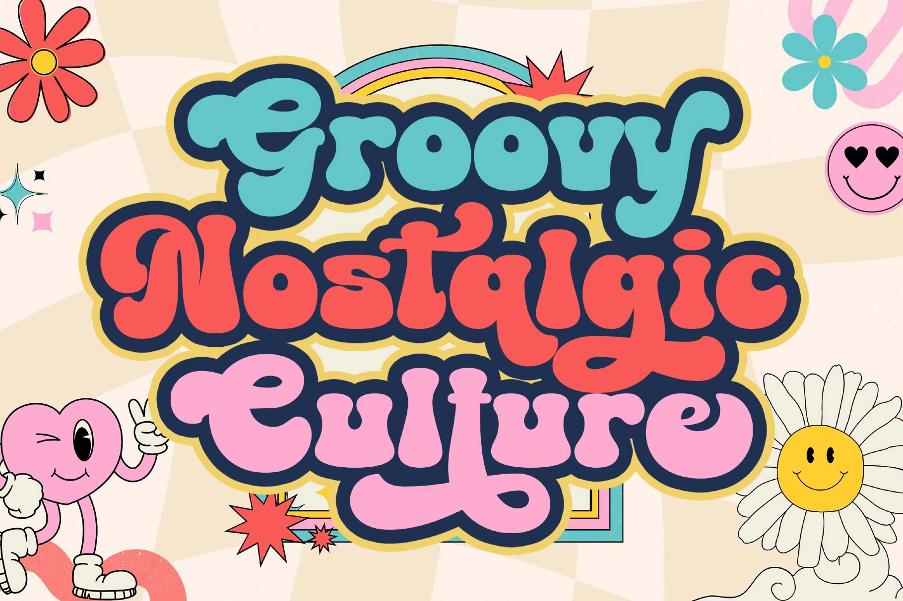 Retro Voyage a Groovy Font