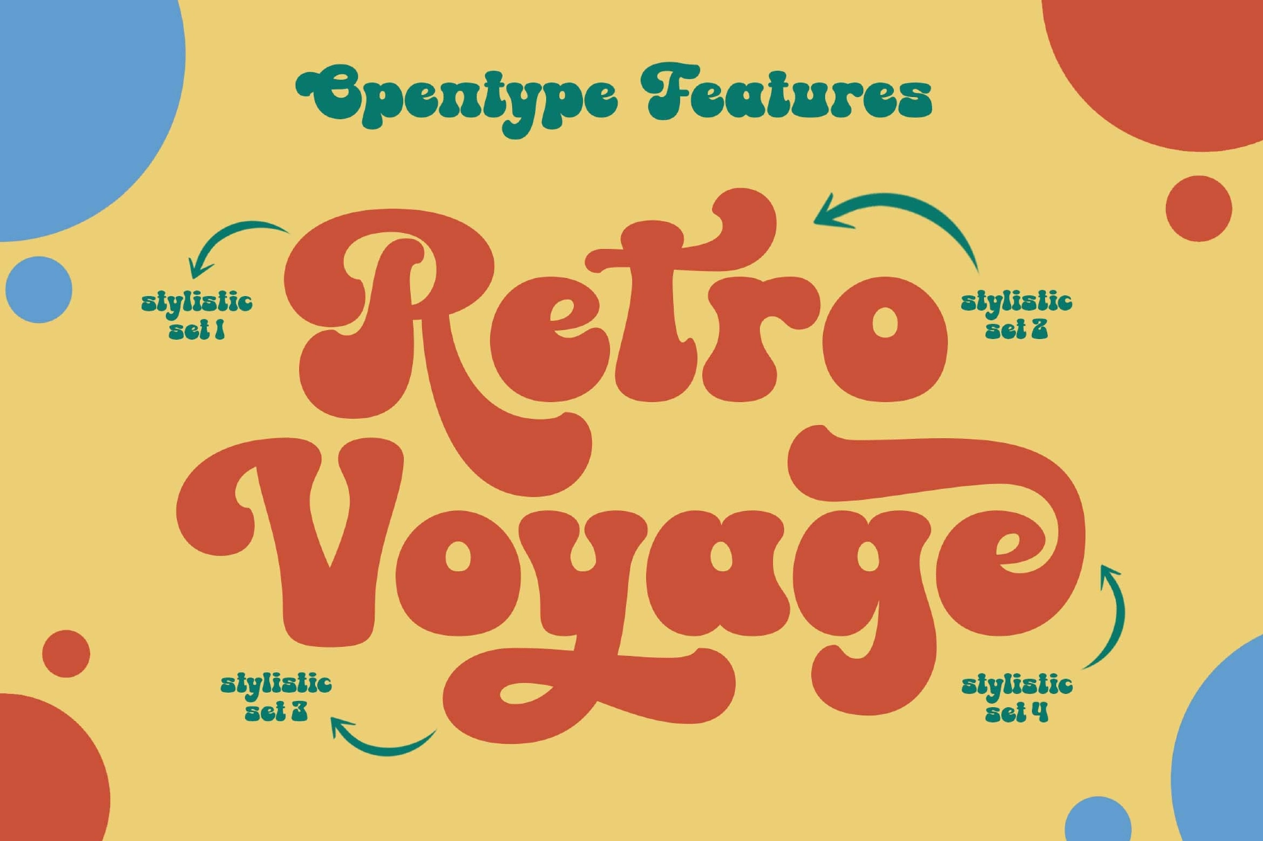 Retro Voyage a Groovy Font