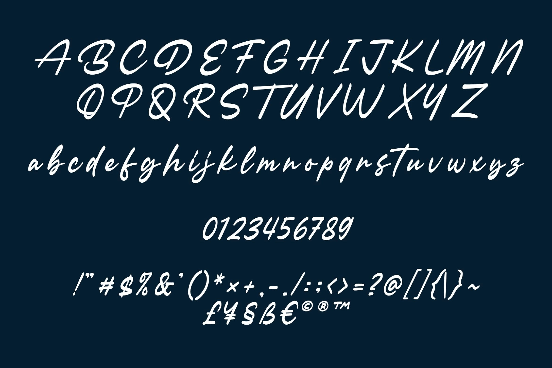 Varsity Signatue - College Font Combination