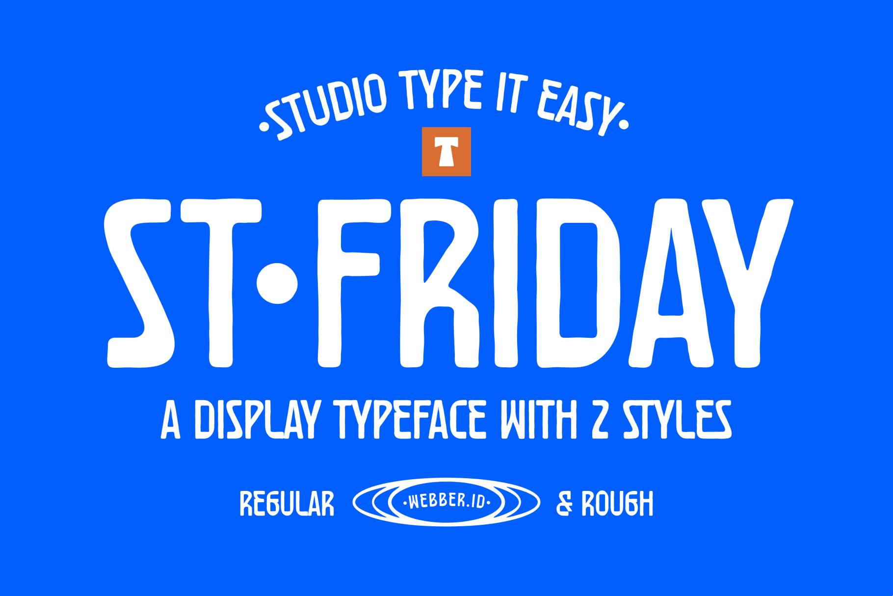 ST Friday - All Caps Display Typeface