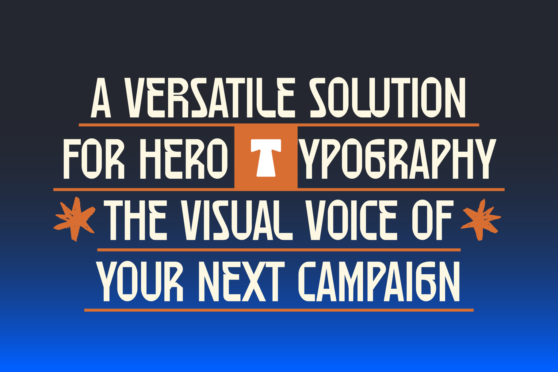 ST Friday - All Caps Display Typeface